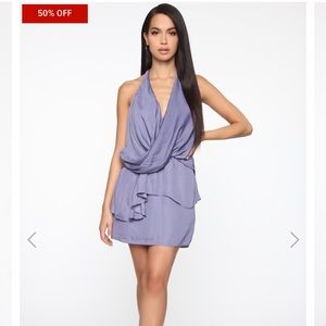 Fashion Nova Draped in Luxury Mini Dress BNWT